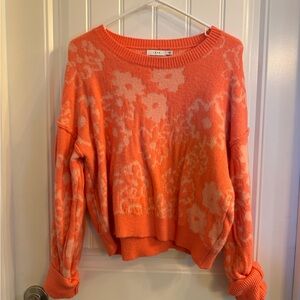 Floral Pink Sweater